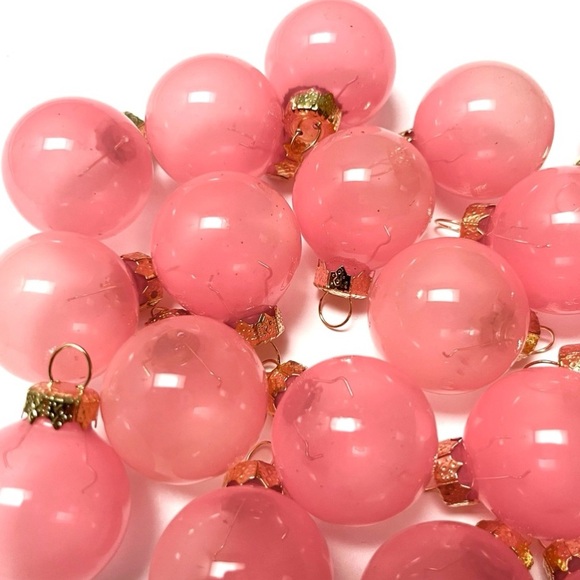 Vintage Petite Pink Ornaments - Picture 2 of 4